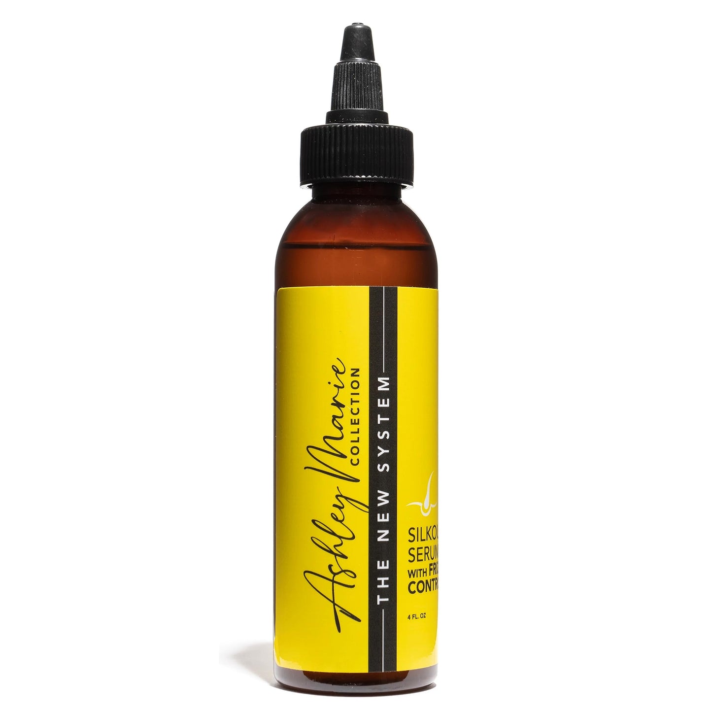 The Hair Diagram - Ashley Marie Silk Out Serum with Frizz Control - Natural Ingredients - Strengthening Hair Serum - High Shine & Heat Protectant