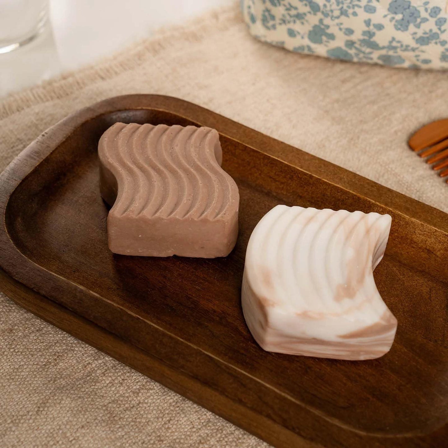 Bar and Bar Shampoo and Conditioner Bar Set - Bond + Repair - Strengthening Solid Hair Care Duo - Damaged Hair - Breakage Repair - Cashmere & Shea