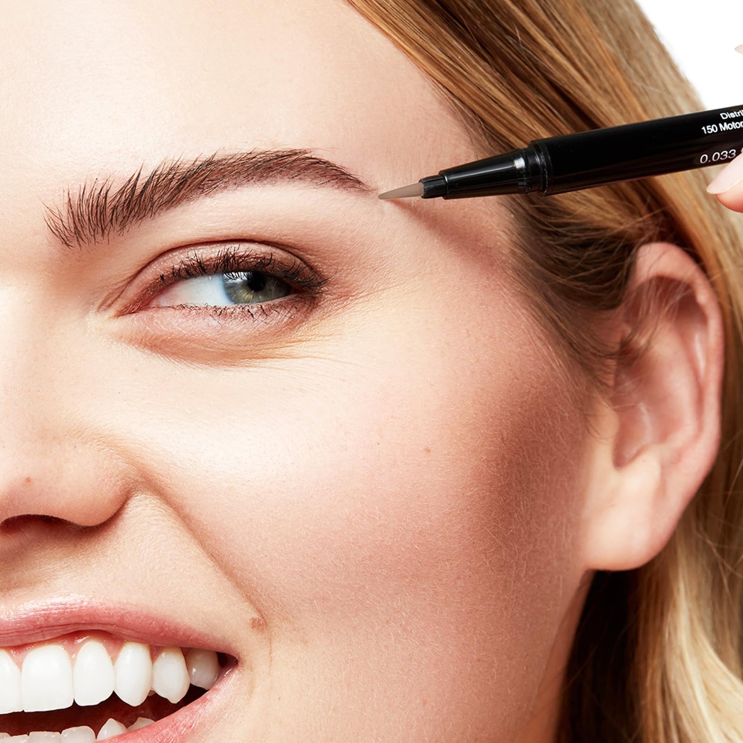 Arches and Halos Fine Bristle Tip Pen - Eyebrow Pencils for Women - Vegan Brow Pencil - Smudge-Proof, Buildable Formula - Mocha Blonde - 0.02 oz