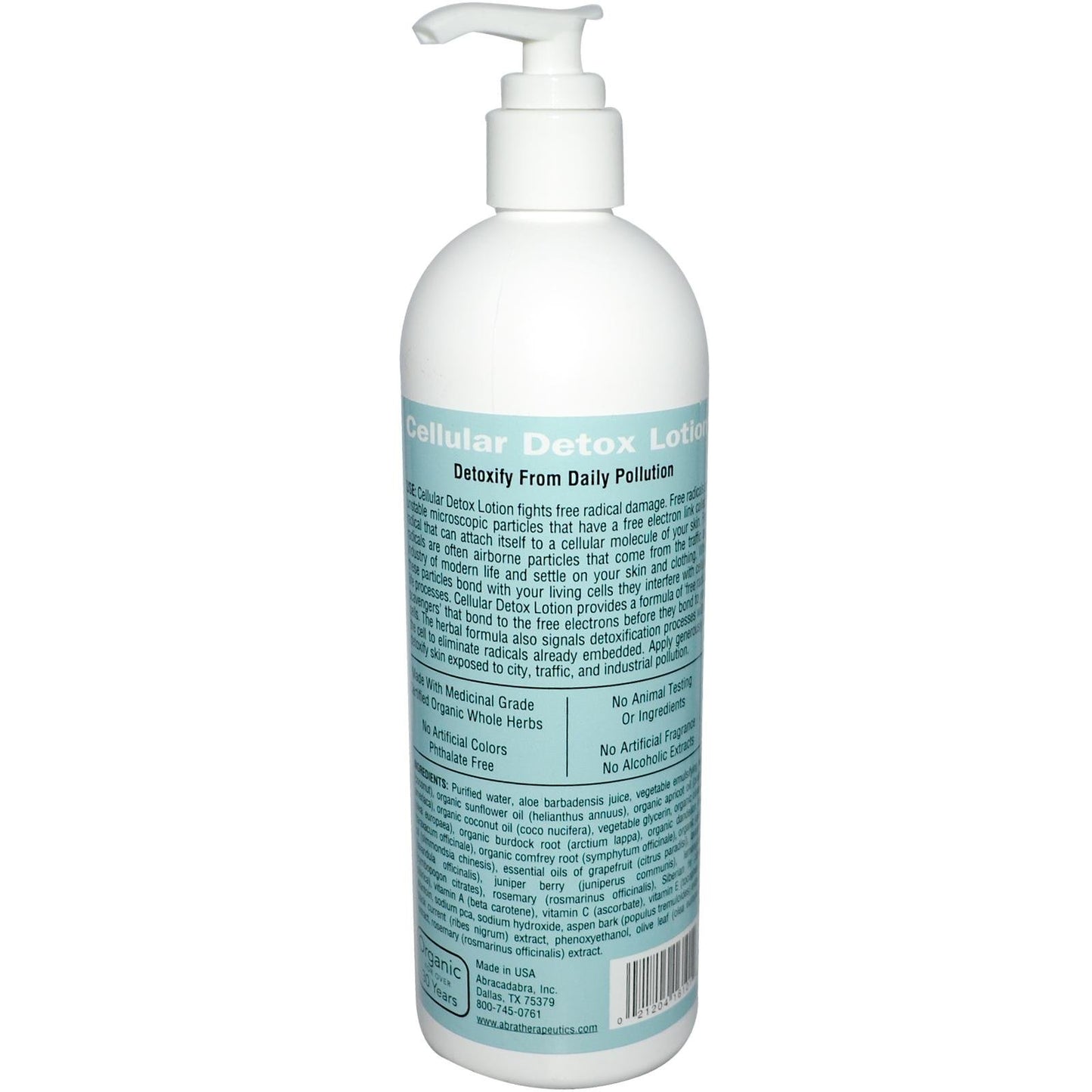 Abra Therapeutics - Therapeutic Lotion Cellular Detox Grapefruit & Juniper - 16 fl. oz.