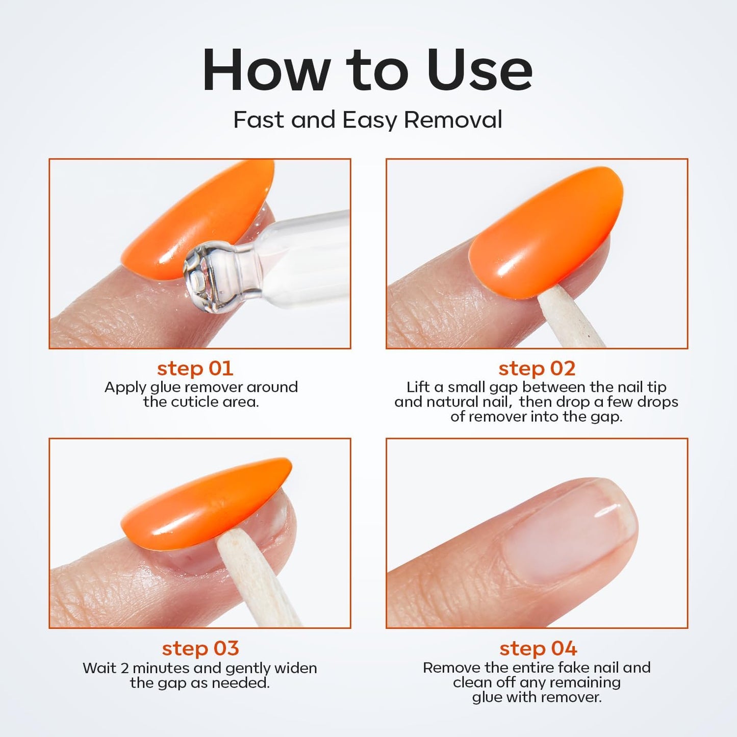 modelones 30 ML Nail Glue Remover for Press On Nails Base Top Coat, Upgrade Clear Stick On Nails Remover for Acrylic Tips Beauty and Personal Care modelones