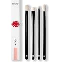 rephr The Core Eye Set - 4 Handmade Japanese Makeup Brushes with Natural Goat Hair | Essential Eye Brush Set for Blending, Shading, Crease & Detail |
