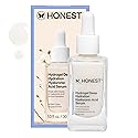 Honest Beauty Hydrogel Deep Hydration Hyaluronic Acid Serum, Moisturizes Plumps, Hypoallergenic, Fragrance-Free, Vegan, Gentle for Sensitive Skin, 1