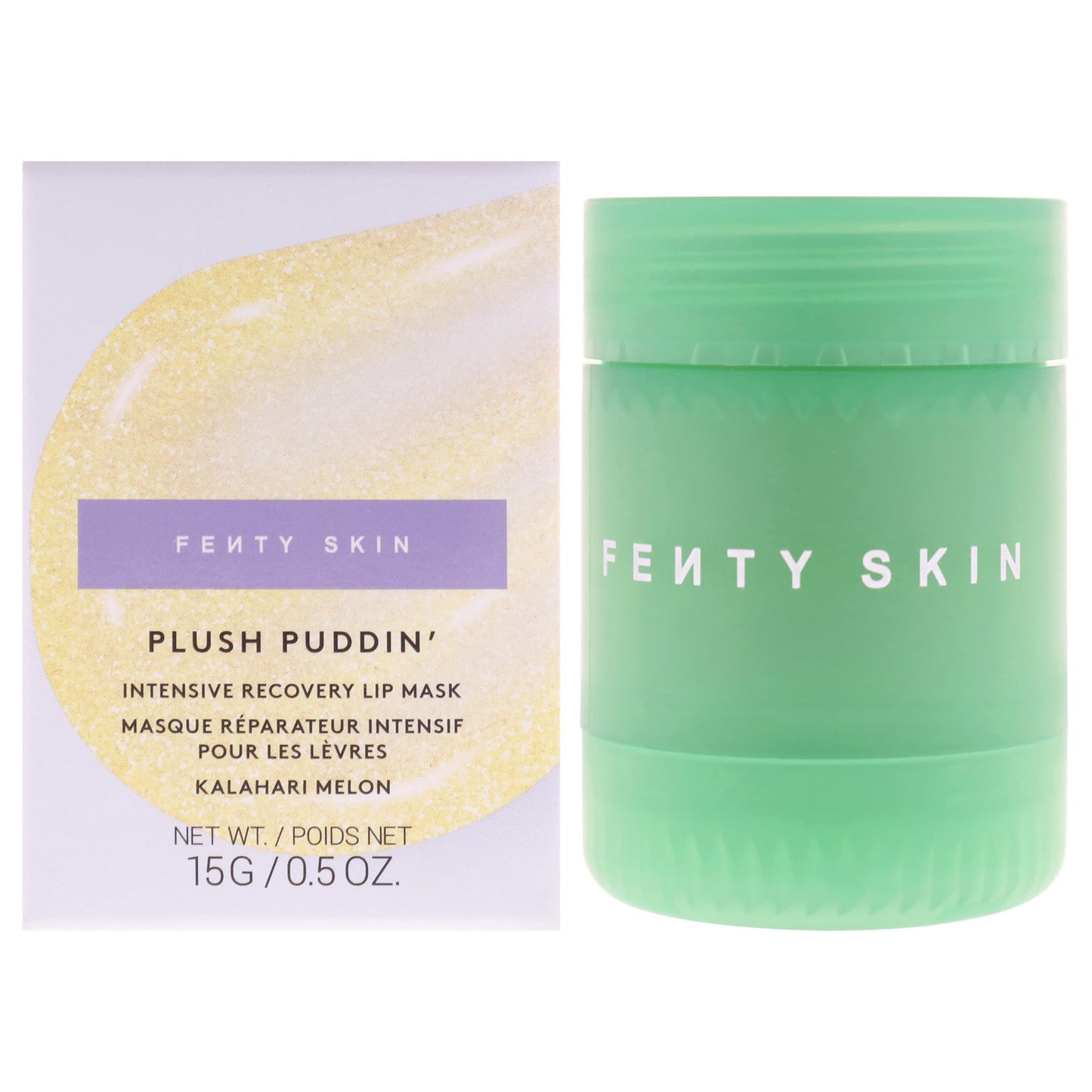 Plush Puddin Intensive Recovery Lip Mask - Kalahari Melon by Fenty Beauty for Women - 0.5 oz Lip Mask