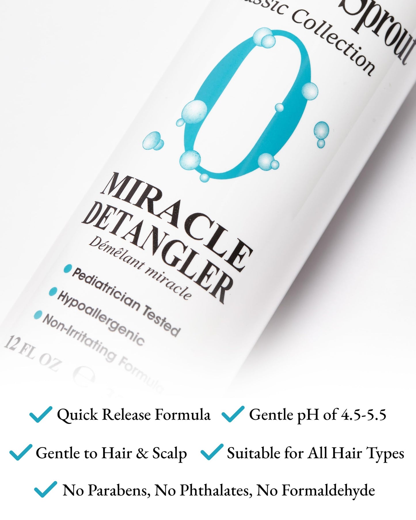 Original Sprout Miracle Detangler. Hair Moisturizer and Leave-In Conditioner Spray,12 oz
