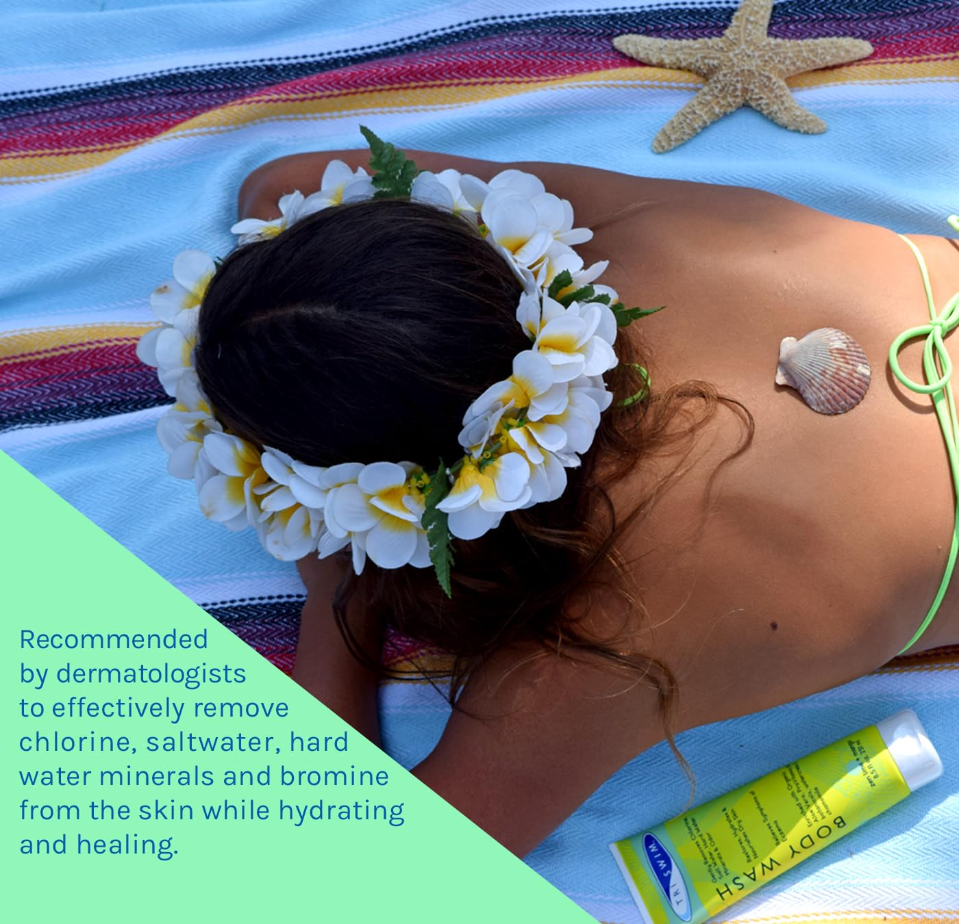 TRISWIM Chlorine Removal Body Wash 8.5 Fl Oz | Removes Chlorine, Bromine, Hard Water Minerals & Saltwater | Hydrates & Restores Skin | Moisturizing