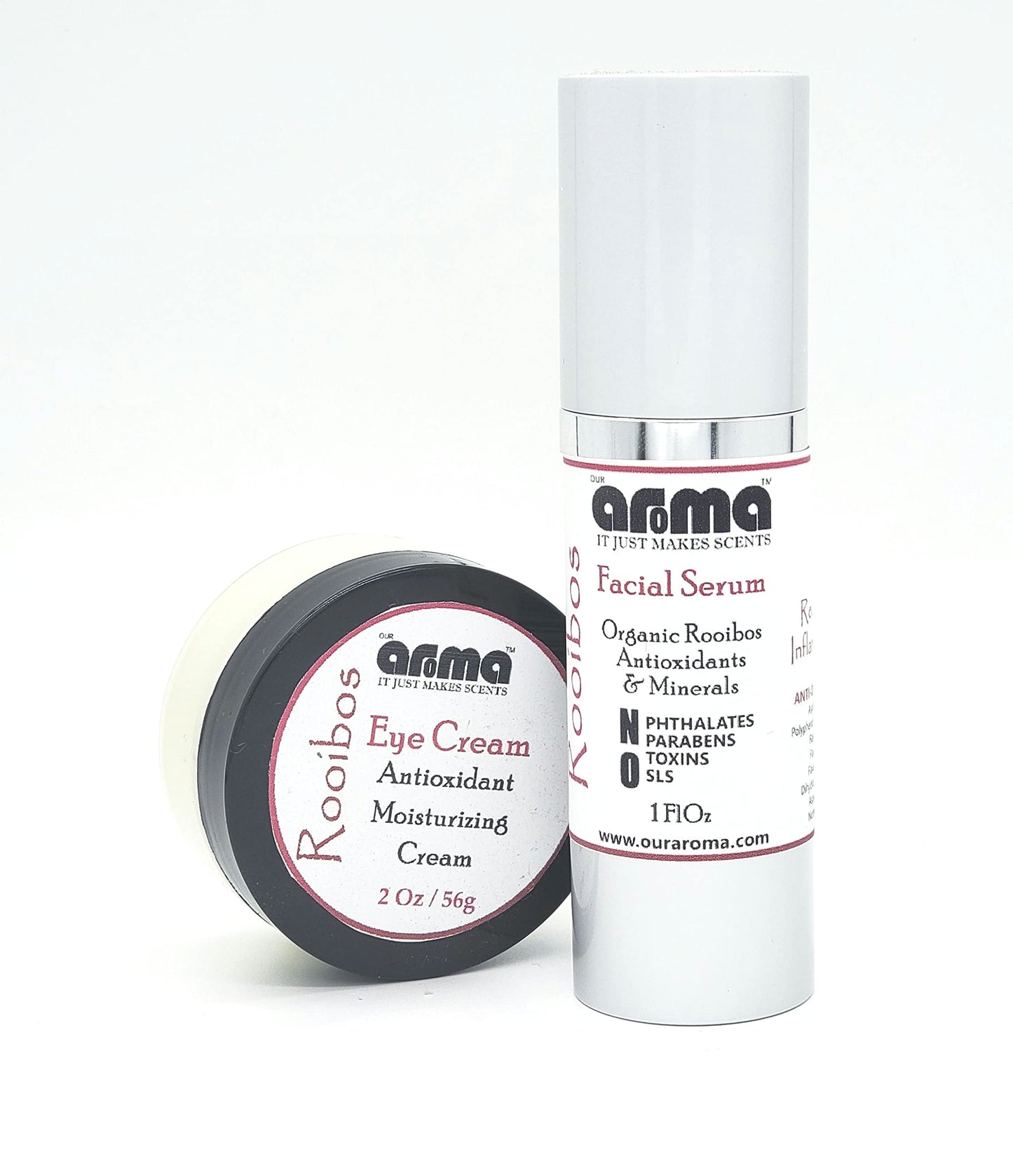 Our Aroma Rooibos Tea Infused Facial Serum for Sensitive and Aging Skin - 1 FlOz