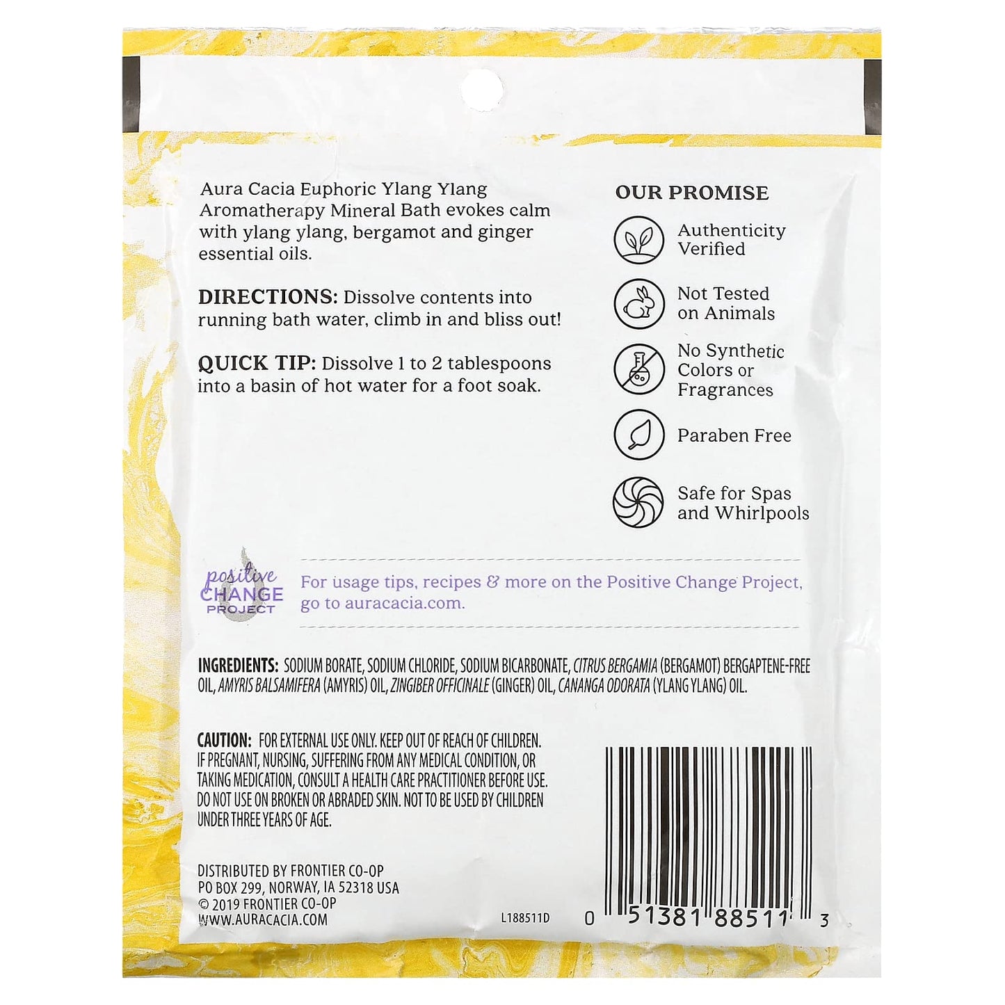 Euphoric Ylang Ylang Mineral bath 1 pak Beauty and Personal Care Aura Cacia