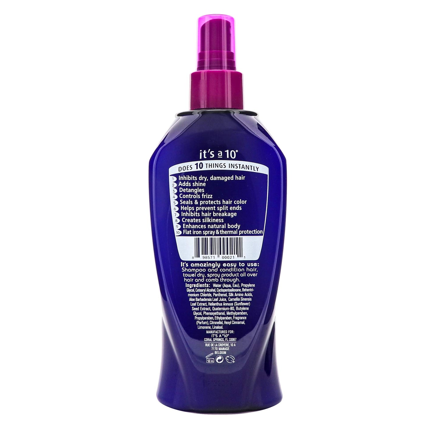 it's a 10 Haircare Miracle Leave-In Product, 10 fl. oz. (Pack of 7)