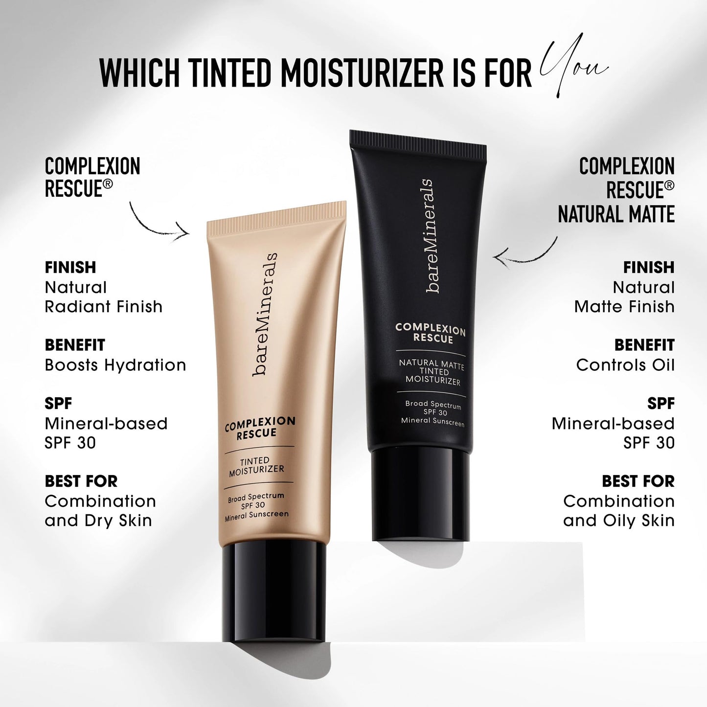 Complexion Rescue Natural Matte Tinted Moisturizer, Suede 04, Vegan, Cruelty-Free & Dermatologist-Tested