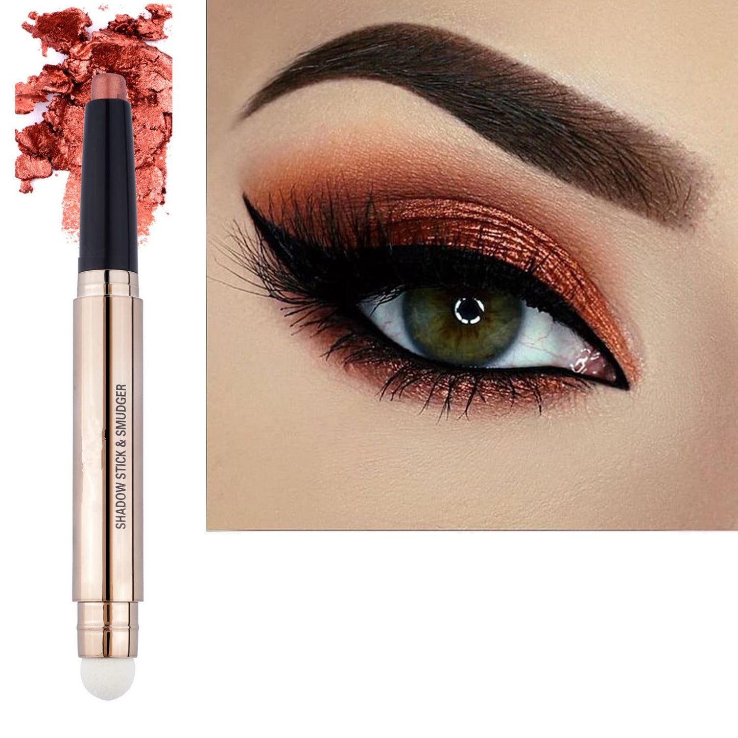 Daeuwiutr Thriving Eye Shadow Sticks Smooth Cream Eyeshadow Pencil Hypoallergenic Waterproof Long Lasting Eyeshadow Highlighter Stick Makeup Single