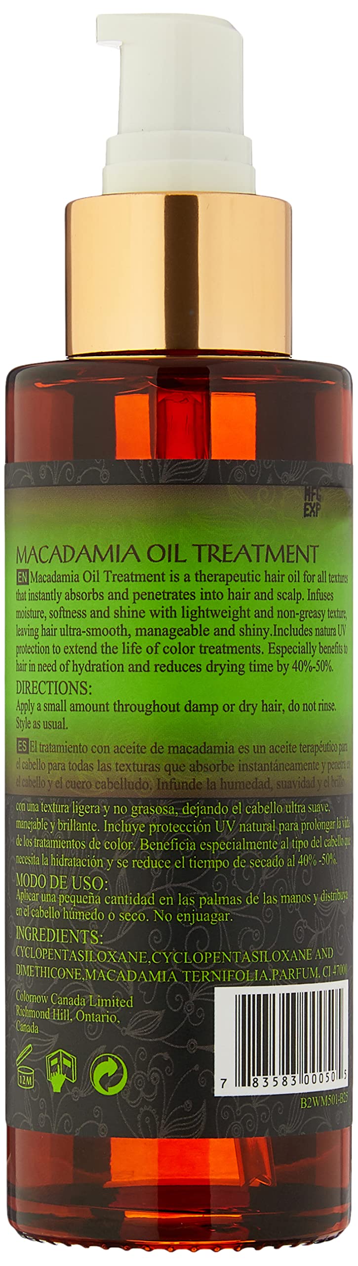 Whisper Whip Macadamia Deluxe Hair and Body Serum 3.38 fl. oz.