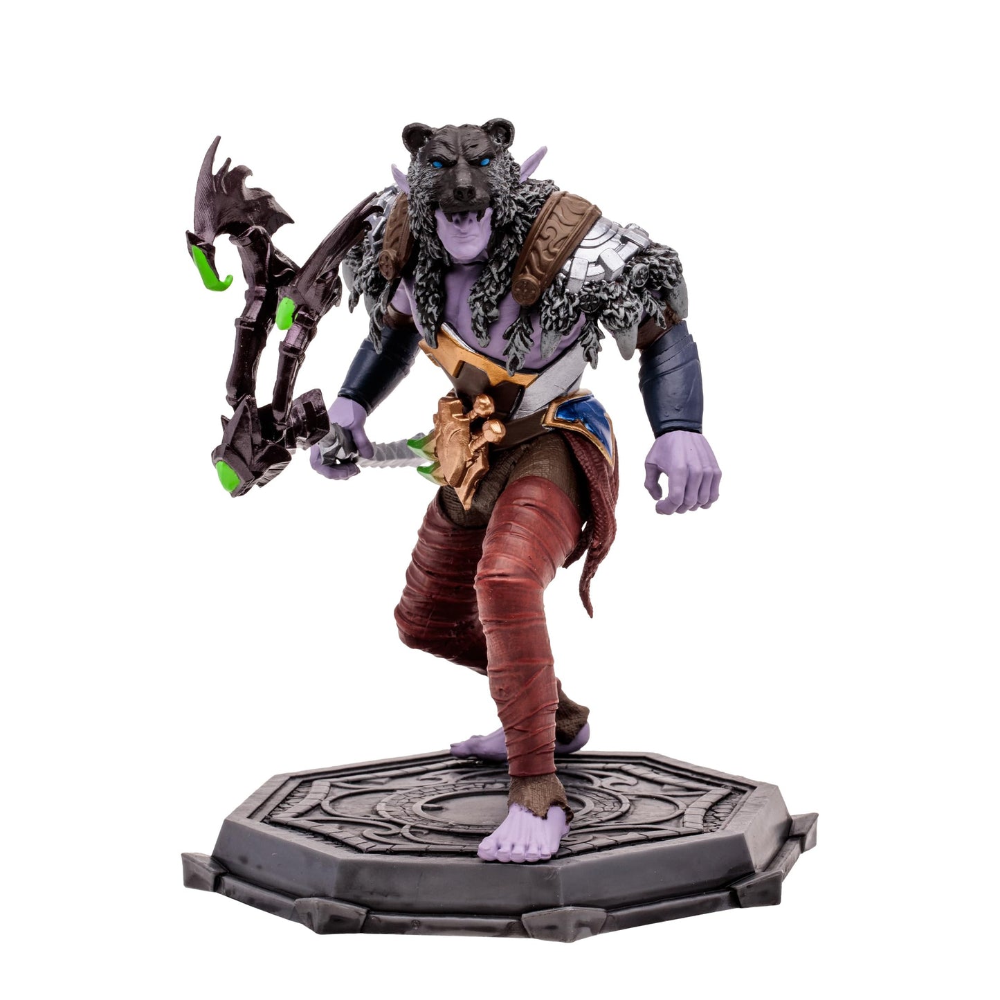 McFarlane Toys - World of Warcraft Elf: Druid/Rogue (Epic) 1:12 Scale Posed Figure