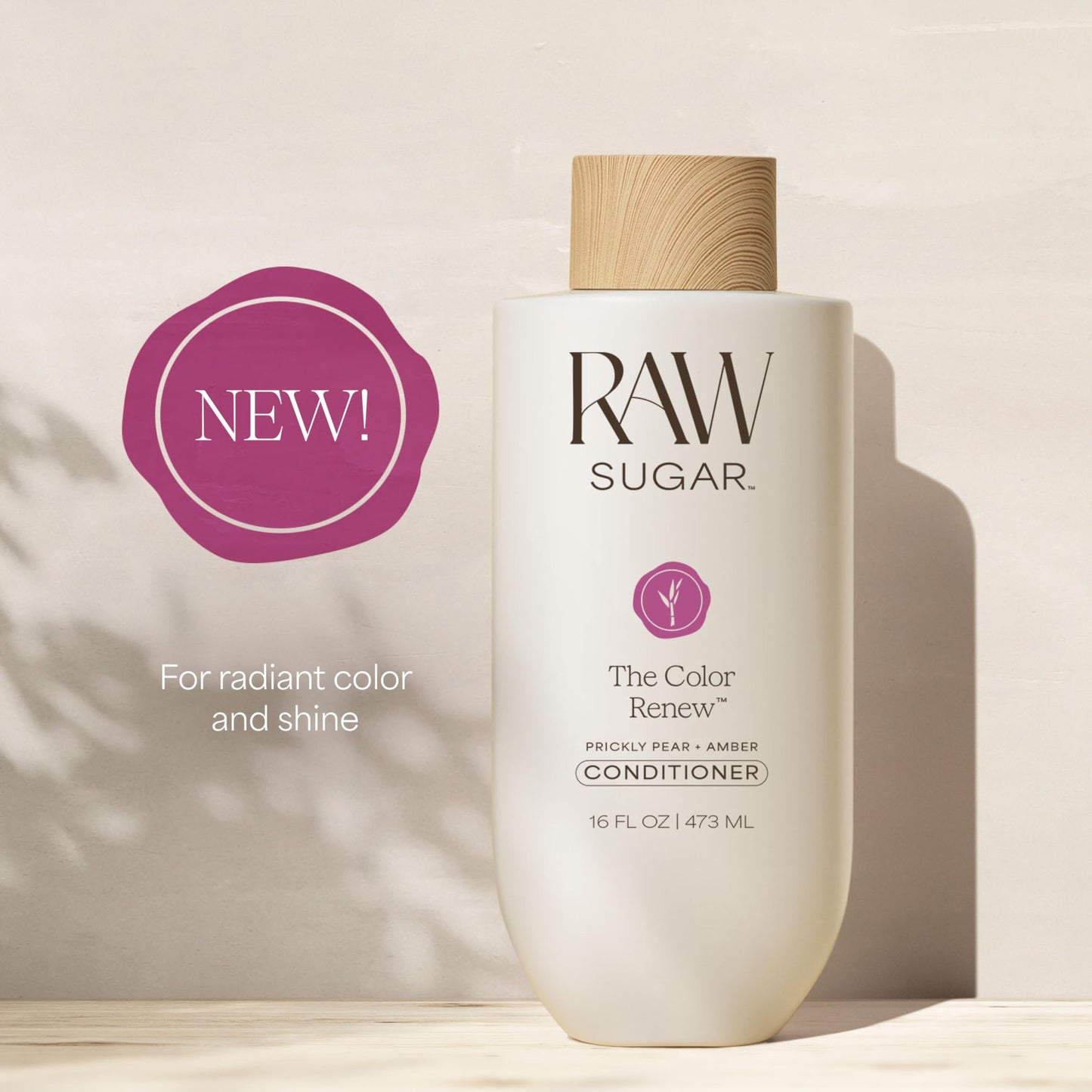 Raw Sugar Shampoo and Conditioner Set, The Color Renew Hair Care Duo, 16 Fl Oz (2 Products) Protects Color, A Renewing Haircare Bundle, Without