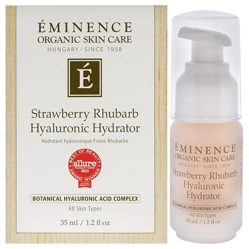 Eminence Strawberry Rhubarb Hyaluronic Hydrator for Unisex - 1.2 oz Cream
