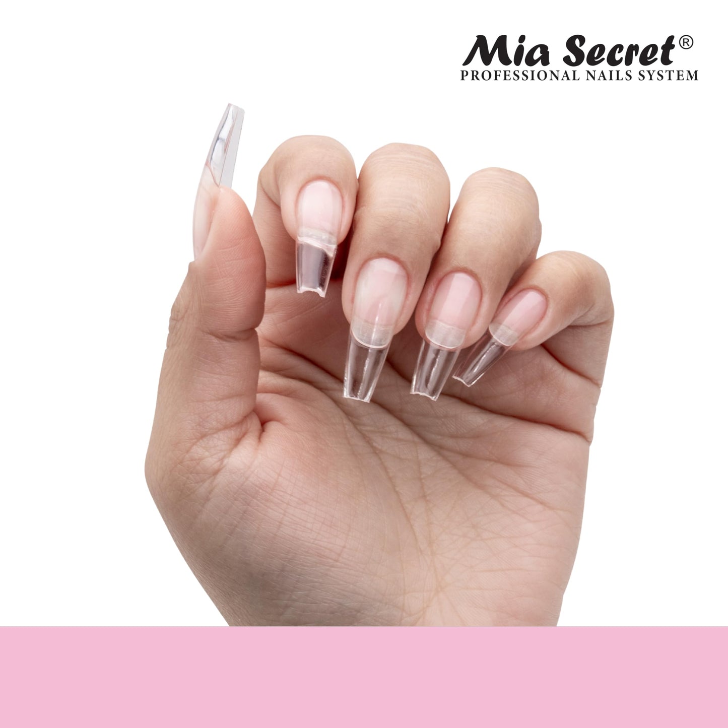 Mia Secret Soak off CLEAR Soft Gel Nail Tip MADE IN USA for Salon and DIY (Clear 140 Tips, Coffin) Beauty & Personal Care Mia Secret