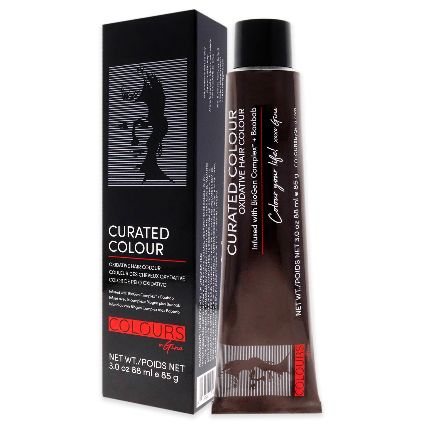 Curated Colour - 11.32-11GV High Lift Beige Blonde by Colours By Gina for Unisex - 3 oz Hair Color