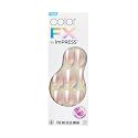 Kiss colorFX by Impress Press On Nails, ‘Connection’, Solid White, Short Squoval, IMPROVED adhesive, Up to 10-Day Hold, Nail Kit Includes 30 Fake Beauty & Personal Care imPRESS