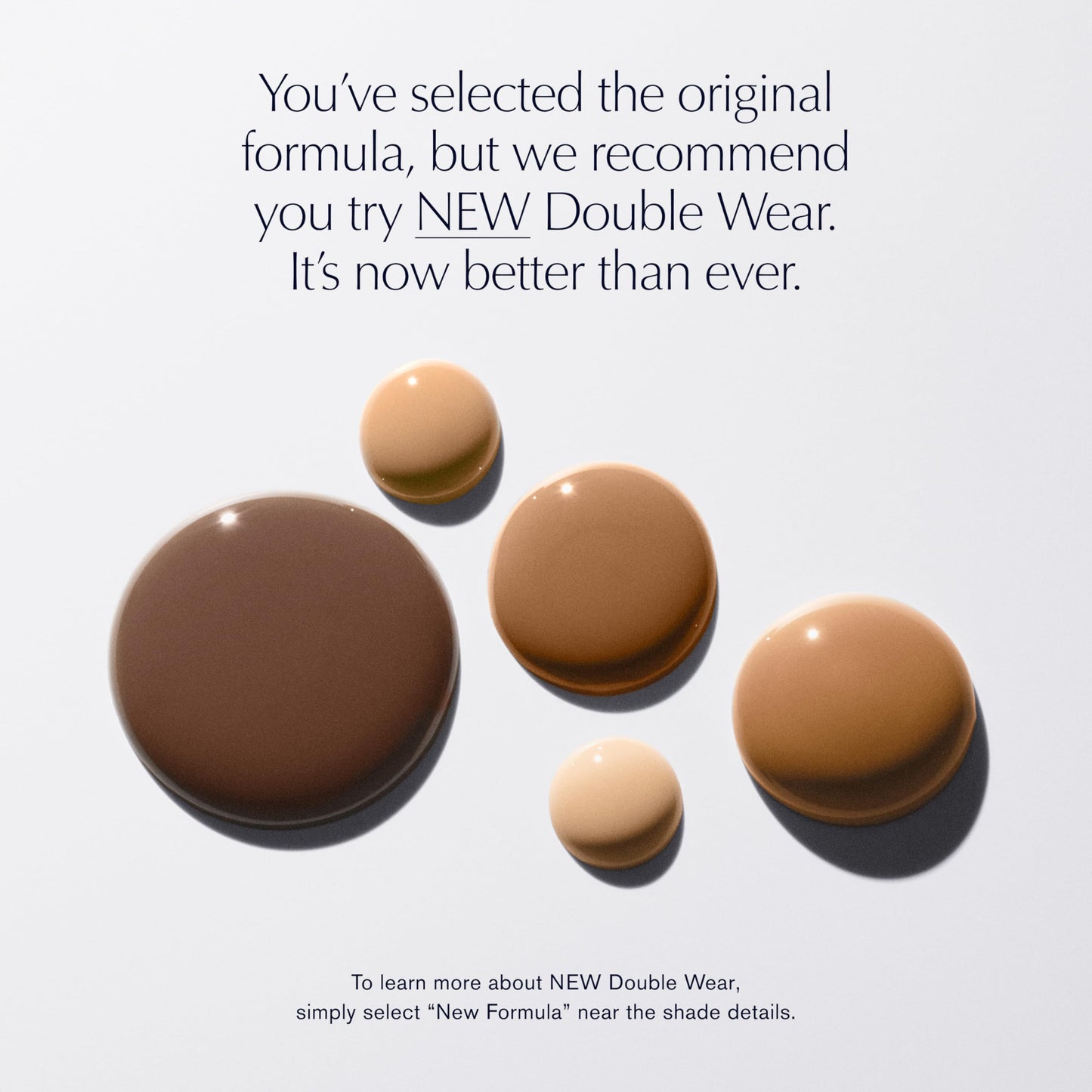 Estée Lauder Double Wear Stay-in-Place 24-Hour Long-Wear Matte Foundation Makeup | Original Formula 1 Fl Oz, 1C0 Shell