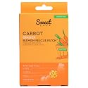 Sweet Chef Carrot Ginger Rescue Blemish Patches - Hydrocolloid Bandages Spot Treatment - 4 Different Shape and Size Pimple Patches with Resurfacing