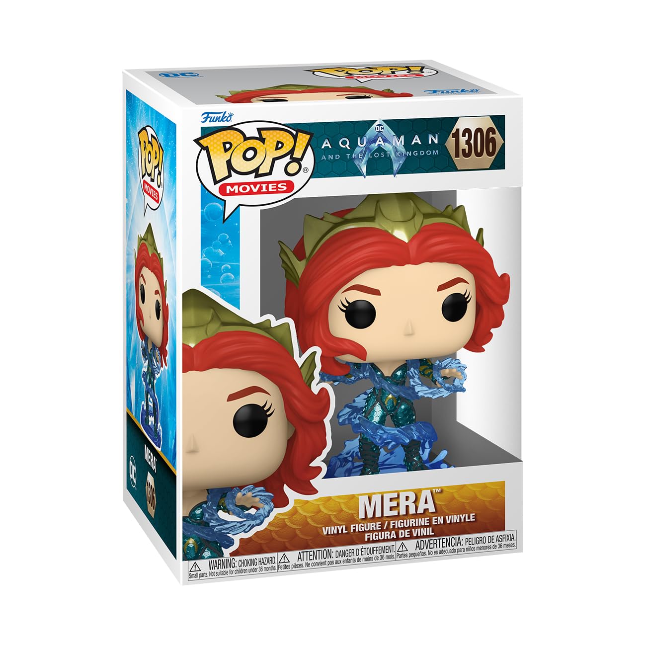 Funko POP! Movies: DC - Mera - Aquaman - Collectable Vinyl Figure - Gift Idea - Official Merchandise - for Kids & Adults - Movies Fans - Model Figure…