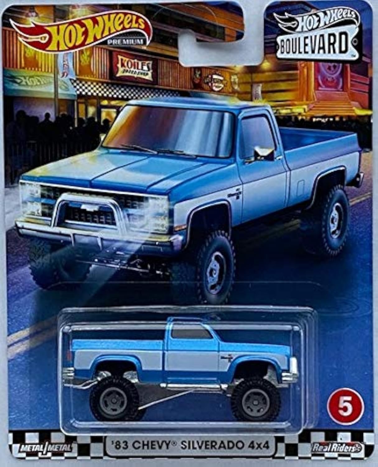 Hot Wheels 2020 1:64 Scale Chevy Silverado 4x4 Real Riders Truck