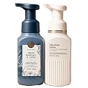 Bath & Body Works Fiji White Sands + Fresh Rainfall & Linen Foaming Hand Soap Set of 2 - Clean Tropical Linen Blend