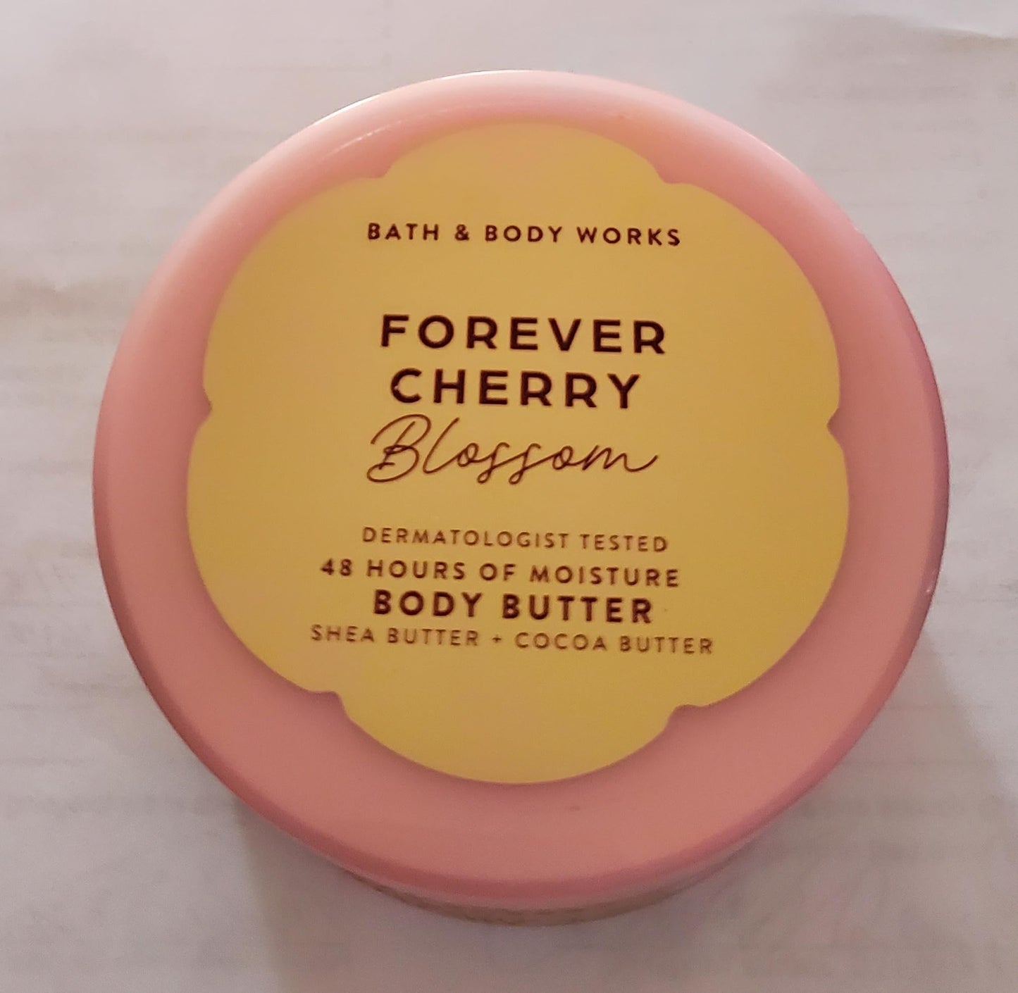 Bath and Body Works Forever Cherry Blossom Body Butter - Soft Floral Daily Moisturizer