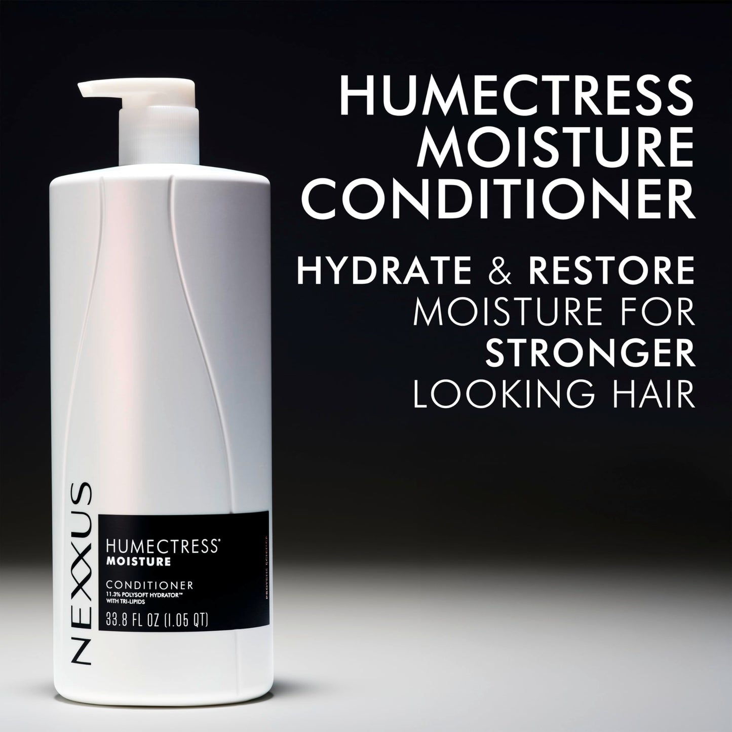 Nexxus, Humectress Conditioner for Ultimate Moisture for Dry Hair Powered by Polysoft Hydrator Technology with Tri-lipids, 33.8 Ounce