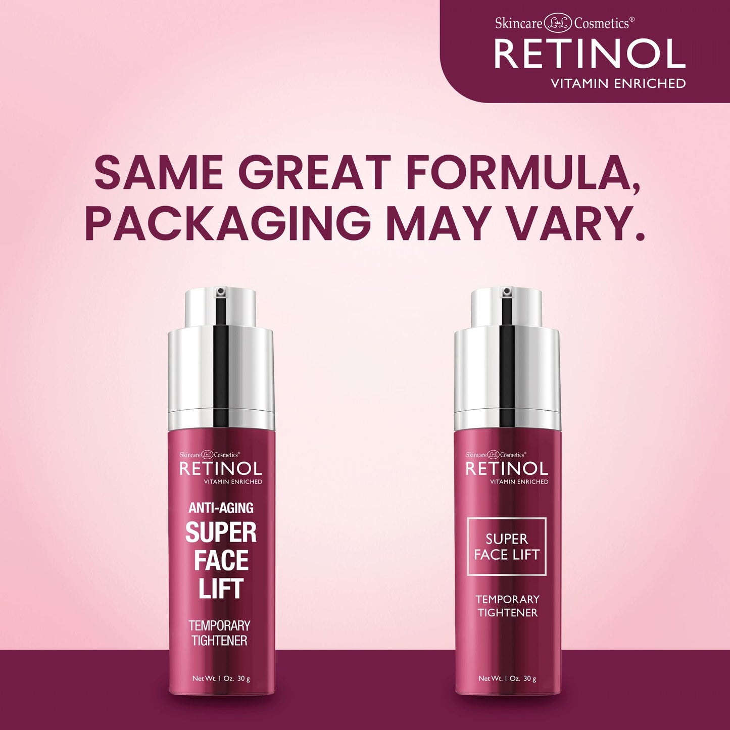 LIVAURA Retinol Super Face Lift - Visibly firms and tightens for a lifted, younger look. Infused with Retinol, Vitamins C & E, this firming blend is a