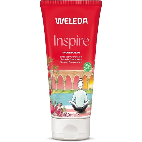 Weleda Replenishing Pomegranate Body Wash, 6.8 Fluid Ounce, Gentle Plant Rich Cleanser with Pomegranate, Sesame, Sunflower and Macadamia Oils