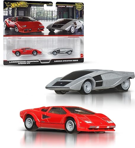 Hot Wheels Premium Car Culture 2 Pack 1:64 Scale Vehicles Unique Couples Real Riders Tires Metal/Metal Chassis Collectors Toy JBL02