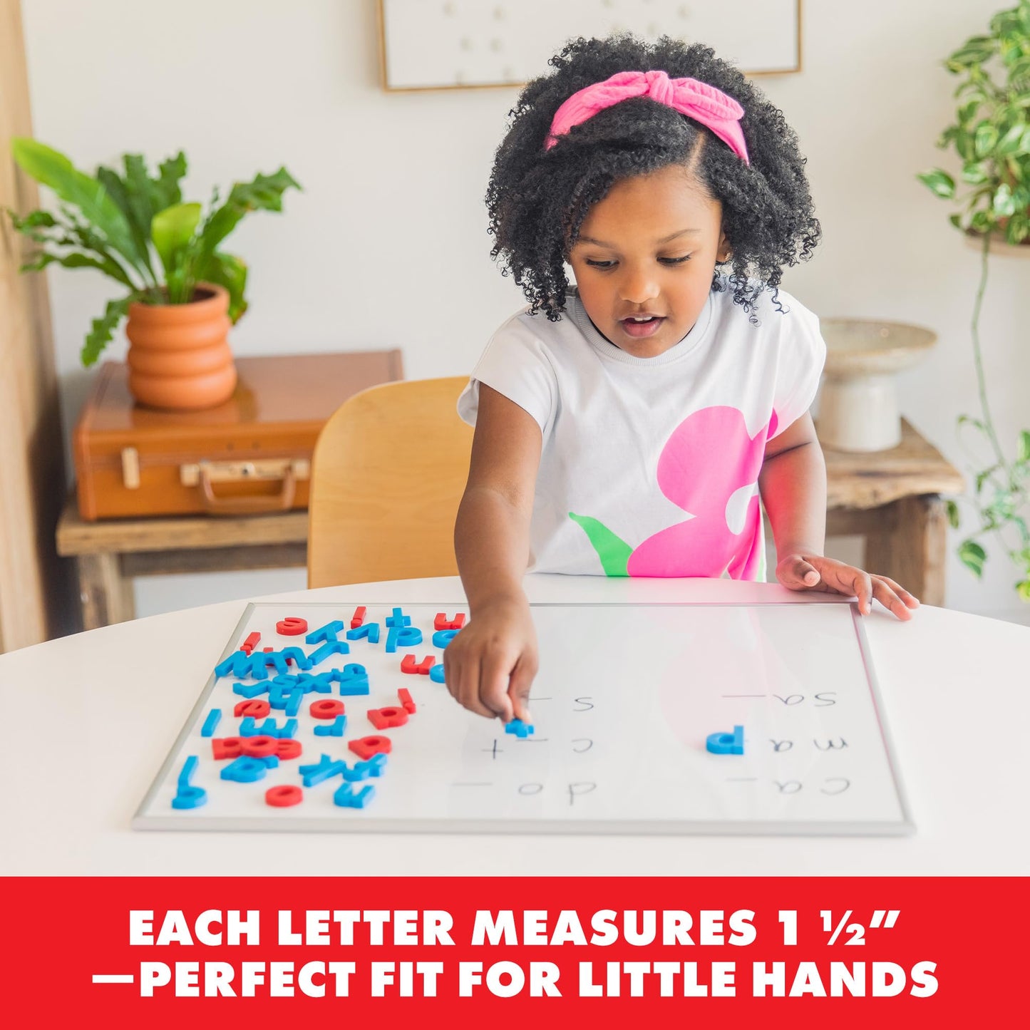 Educational Insights AlphaMagnets – 42 Color-Coded Lowercase Magnetic Letters for Kids, Perfect for Preschool, Homeschool & Classroom, Ages 3+
