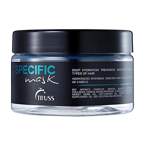 TRUSS Professional Specific Mask - Hydrating Hair Mask with Argan Oil - Deep Hydration - Repair & Seal Damaged Hair Cuticle; Extends Color; Prevents
