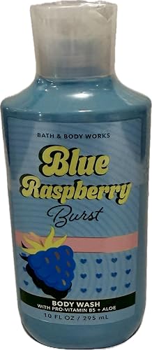 Bath & Body Works Women's Blue Raspberry Burst Shower Gel Body Wash 10 Ounce