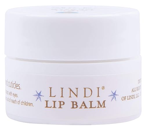 LINDI SKIN Lip Balm - Gentle, Non-Irritating, Vitamin E Formula That Hydrates and Soothes Dry, Chapped Lips - Soother for Nails & Cuticles - Allergy