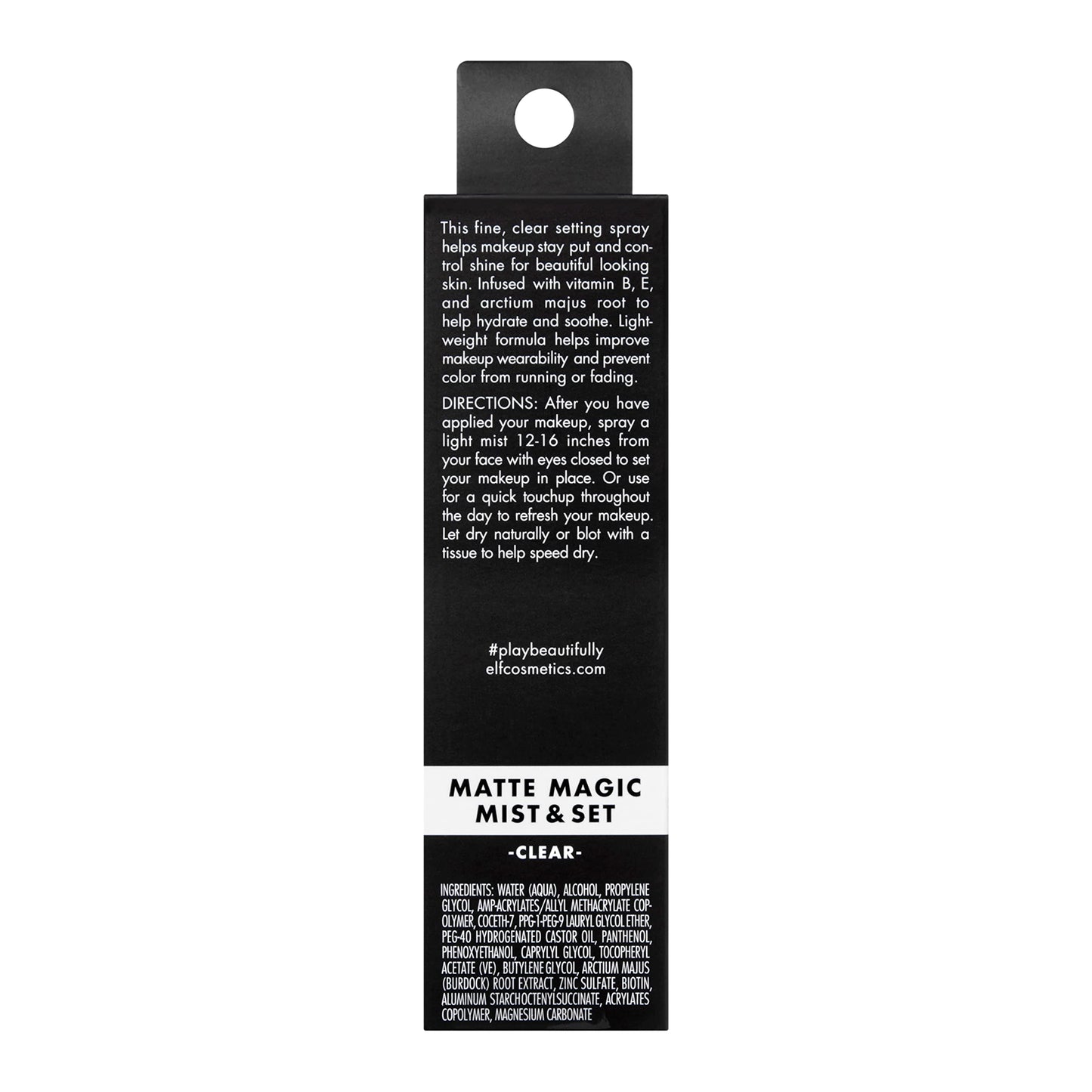 e.l.f., Matte Magic Mist & Set - Small, Lightweight, Long Lasting, Mattifying, Revitalizes, Controls Shine, Refreshes, Hydrates, All-Day Wear, 2.0 Fl