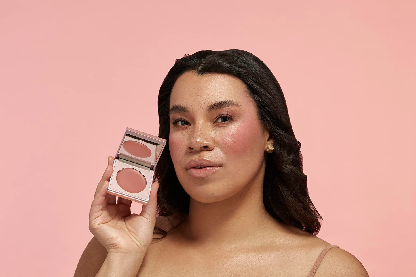 Sigma Beauty Cream Blush - Hydrating Cream Blush for Cheeks and Lips, Lightweight, Buildable Sheen Formula with Nourishing Ingredients (Cor-de-Rosa