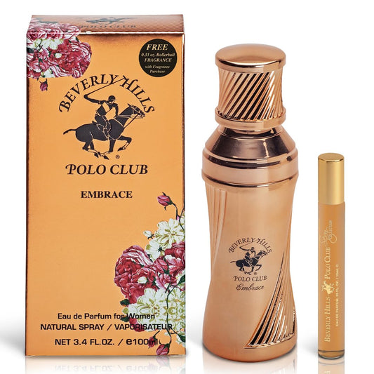 Beverly Hills Polo Club Sexy EMBRACE - Cologne for Women with Notes Rose, Mandarin Pink Pepper & Patchouli,Fresh & Floral Fragrance Scent