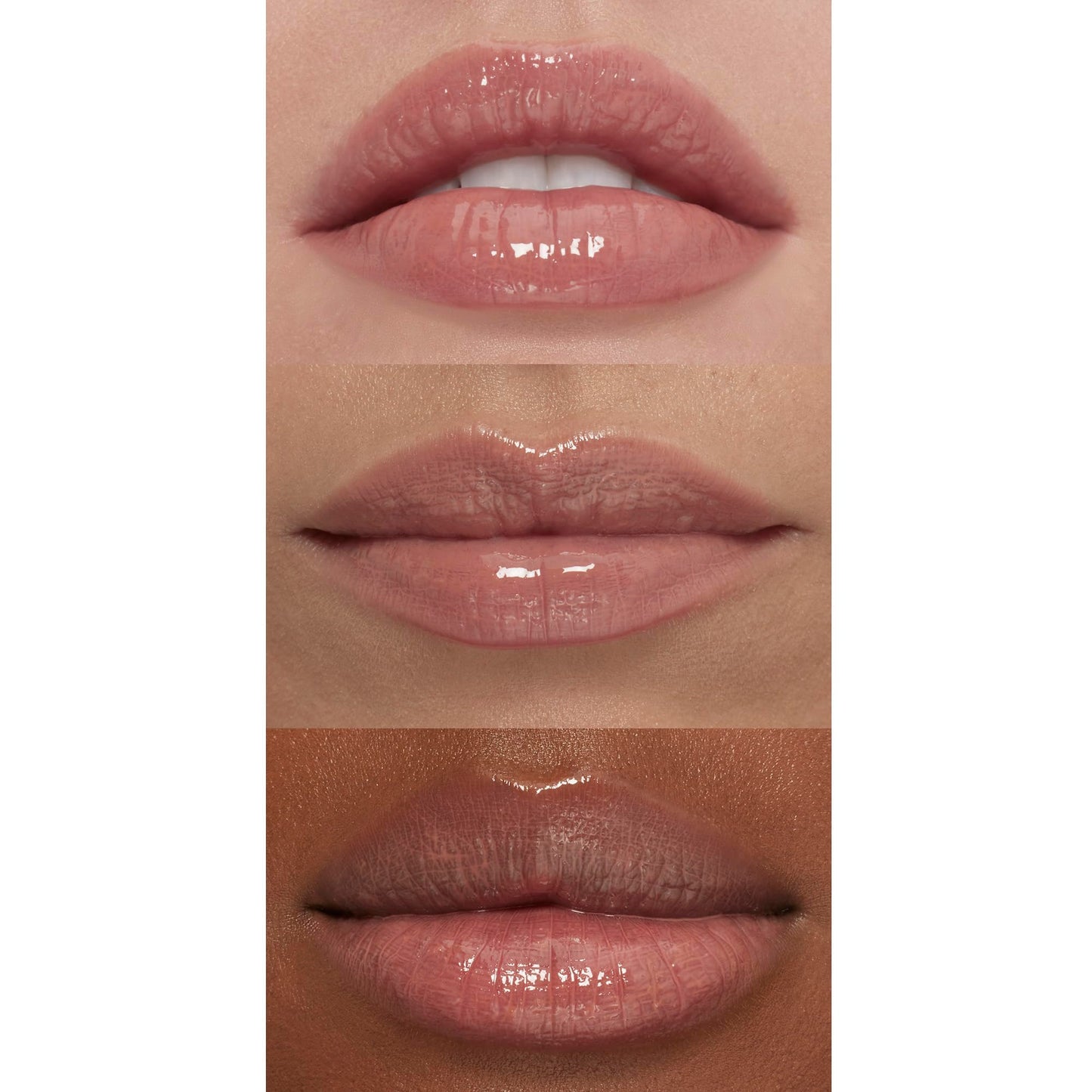 e.l.f. Lip Plumping Gloss, High-Shine Sheer Color, Hydrates & Creates Fuller Lips With Vitamin E, Vegan & Cruelty-Free, Petal Pressed, 0.1 Fl Oz