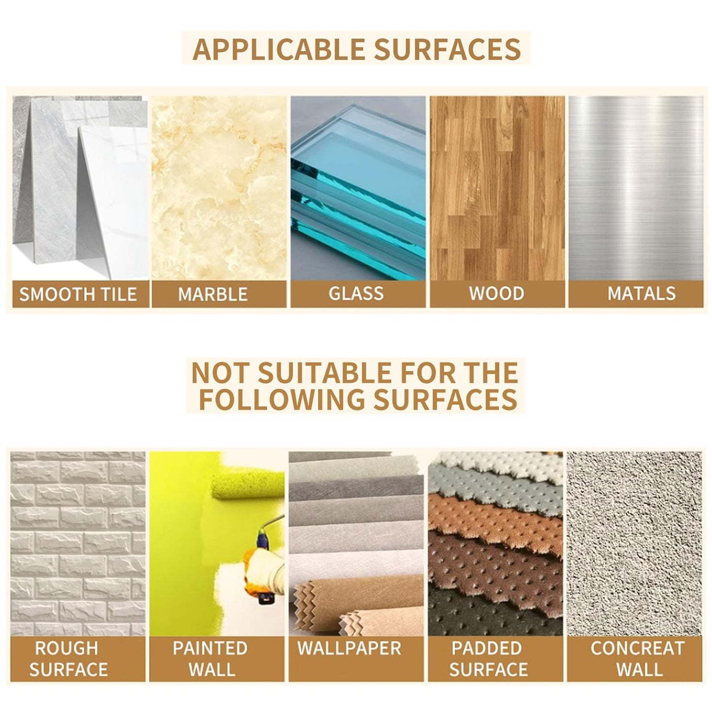 JOPOFI Self Adhesive Toilet Paper Holder – No-Drill Wall Mount, SUS 304 Stainless Steel, Matte Black Bathroom Roll Holder