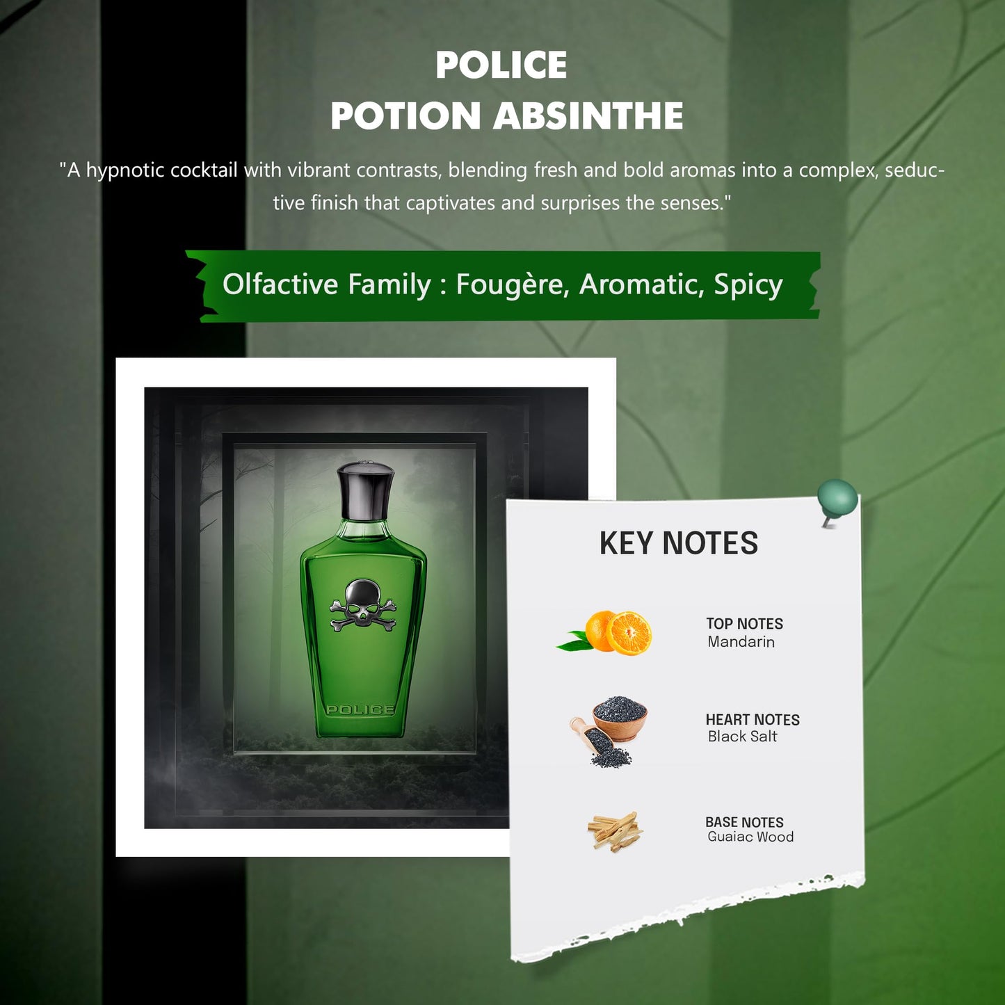 Police Potion Absinthe by Police for Men - 3.4 oz EDP Spray