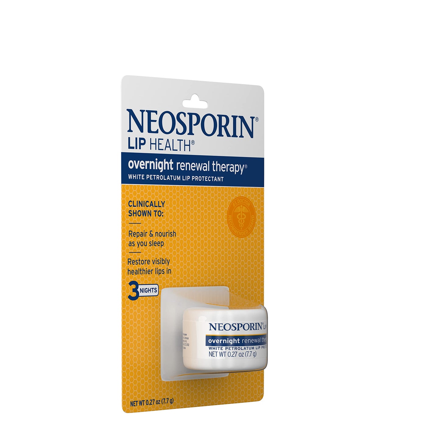 Neosporin Overnight Lip Health Renewal Therapy 0.27 Ounce Jar (8ml)