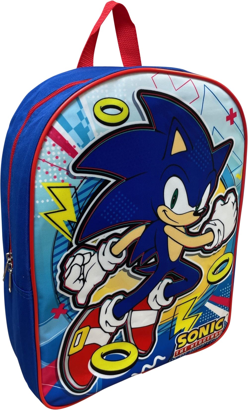 Ruz Sonic The Hedgehog Kid's Licensed 15 Inch School Backpack (Sonic I)