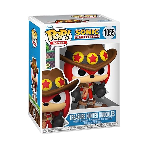 Funko Pop Games: Sonic - Treasure Hunter Knuckles The Echidna - Sonic The Hedgehog - Collectable Vinyl Figure - Gift Idea - Official Merchandise…
