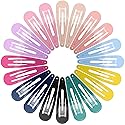 Snap Hair Clips for Women Girls, Funtopia 40 Pcs 7cm / 2.8 Inch Long No Slip Metal Hair Clips, Large Snap Hair Barrettes Hairpins for Thick Hair