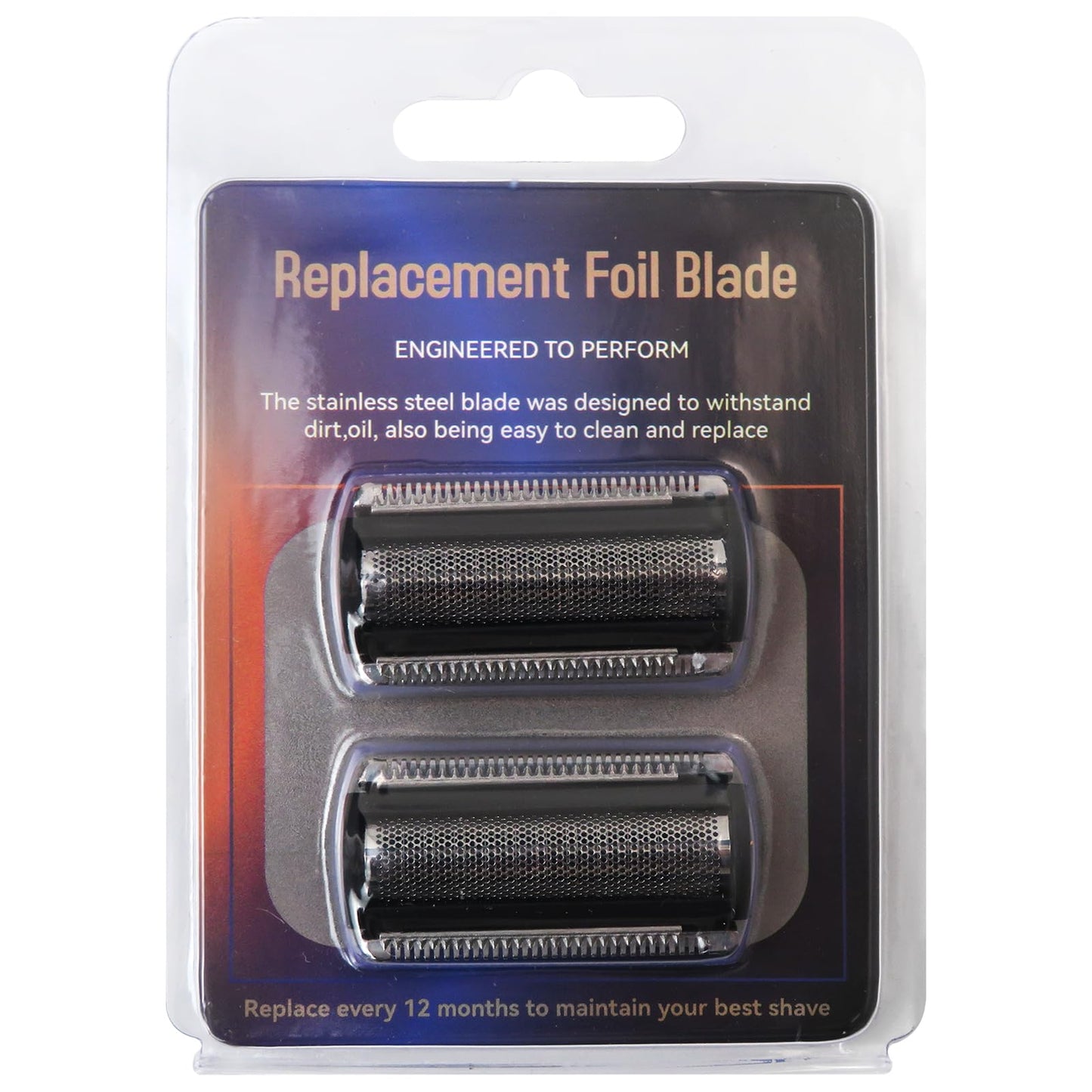 2 Pack Replacement Foil Blade for MANSCAPED The Lawn Mower 5.0 Ultra Hair Trimmer,Stainless Steel Groin Hair Foil Shaver Head for Close Body Hair Beauty and Personal Care USonline911