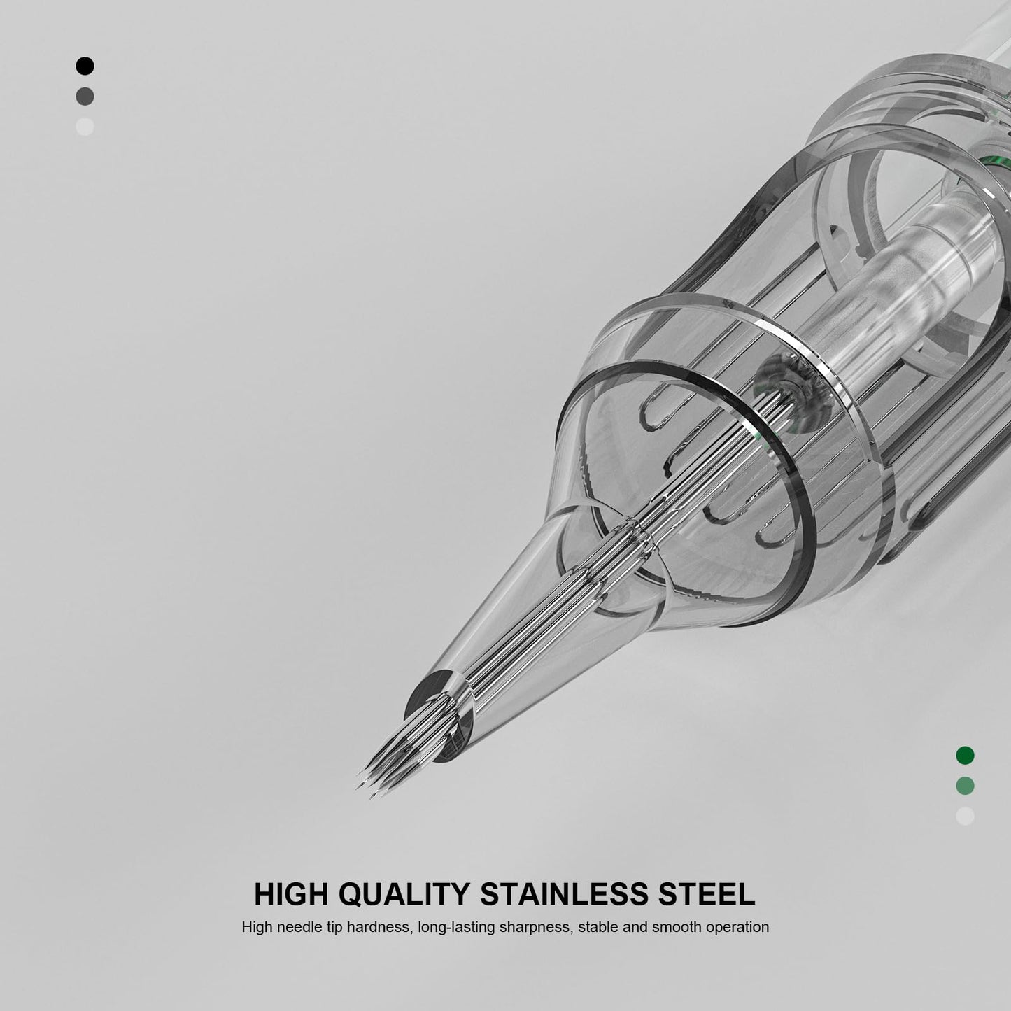Wormhole Tattoo Needles 20Pcs 11RS Disposable Tattoo Cartridge Needles Round Shader for Tattoo Gun Cartridge Machine Permanent Makeup (1211RS) Beauty and Personal Care Wormhole Tattoo