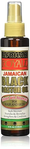 African Royale Jamaican Black Castor Oil 5 Oz