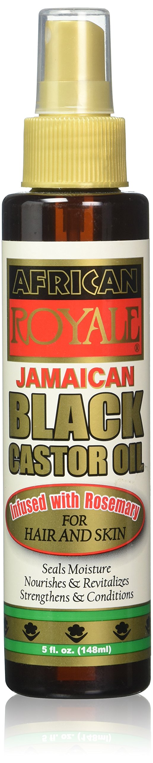African Royale Jamaican Black Castor Oil 5 Oz